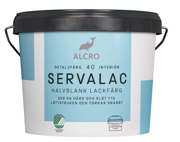 Servalac Halvblank Lackfärg Bas A 2,7L