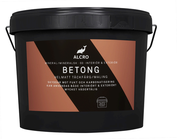 Betong Helmatt Täckfärg Base A 9L