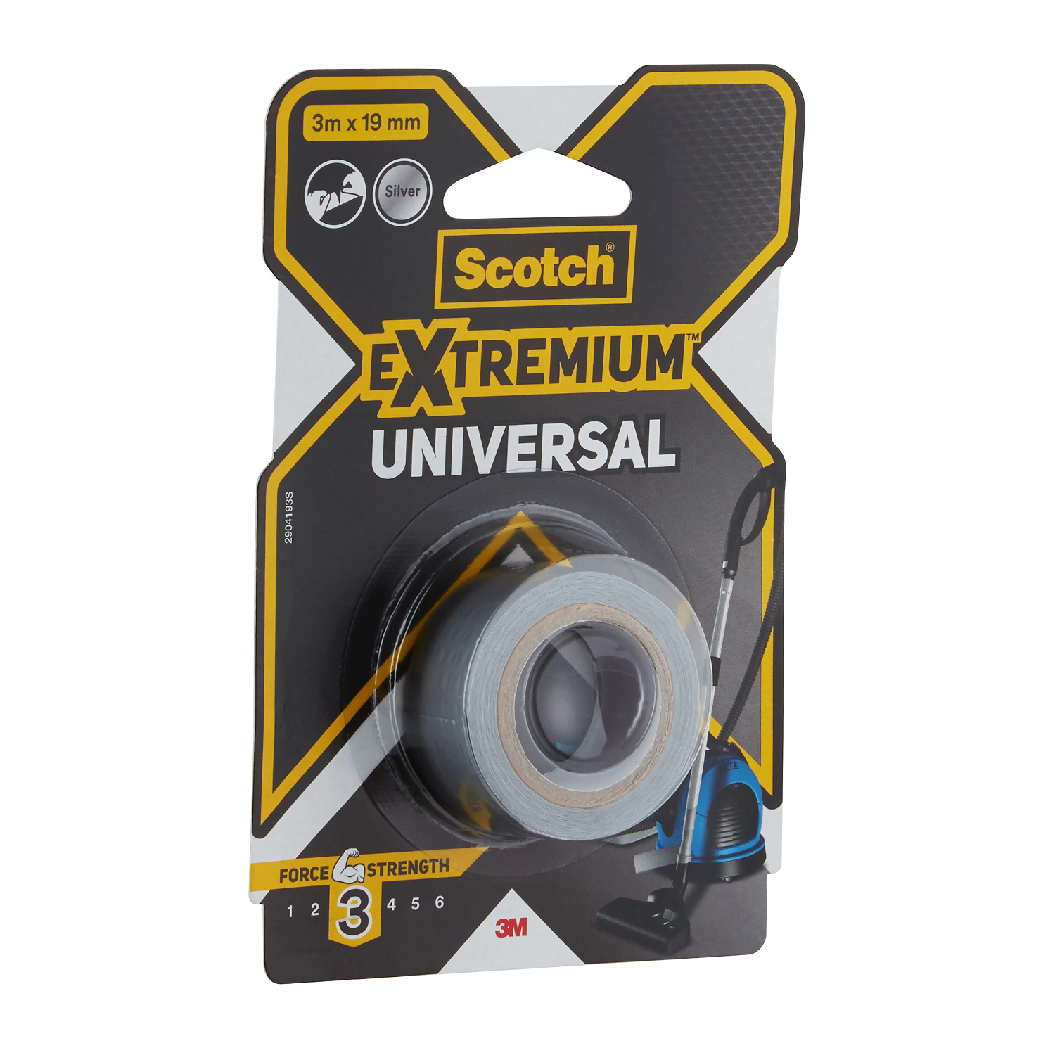 VÄVTEJP UNIVERSAL SILVER 19MM