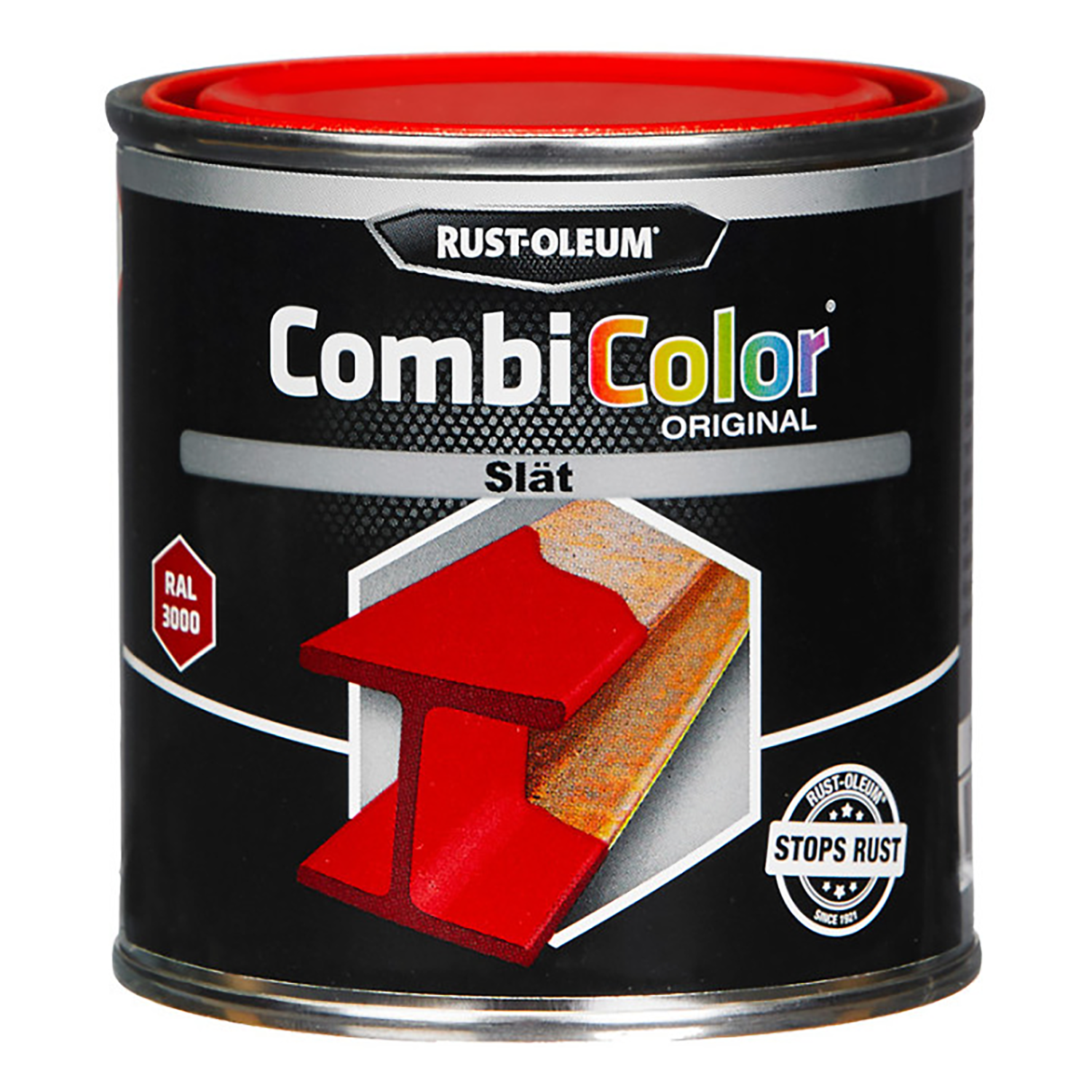 METALLFÄRG COMBICOLOR FLAMRÖD