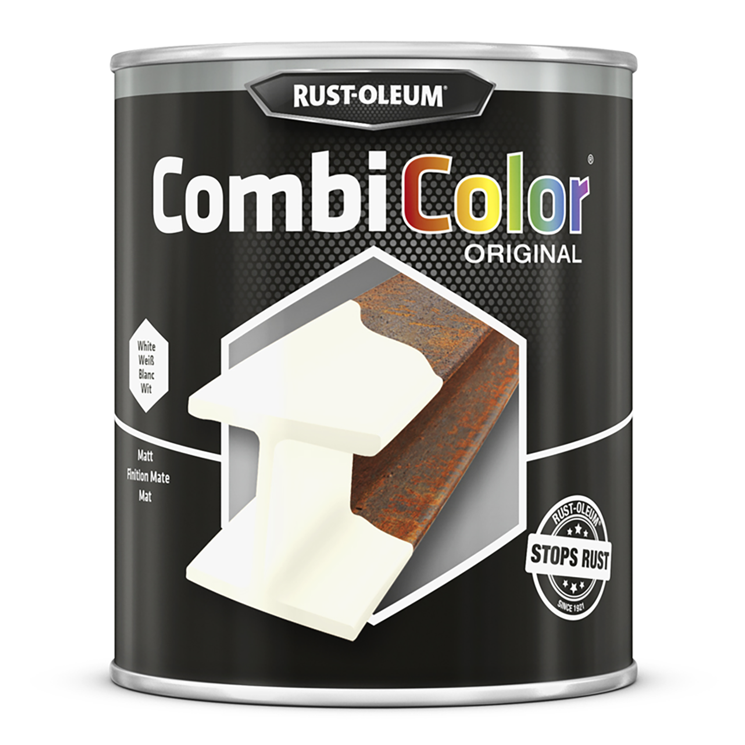 METALLFÄRG COMBICOLOR VIT MATT