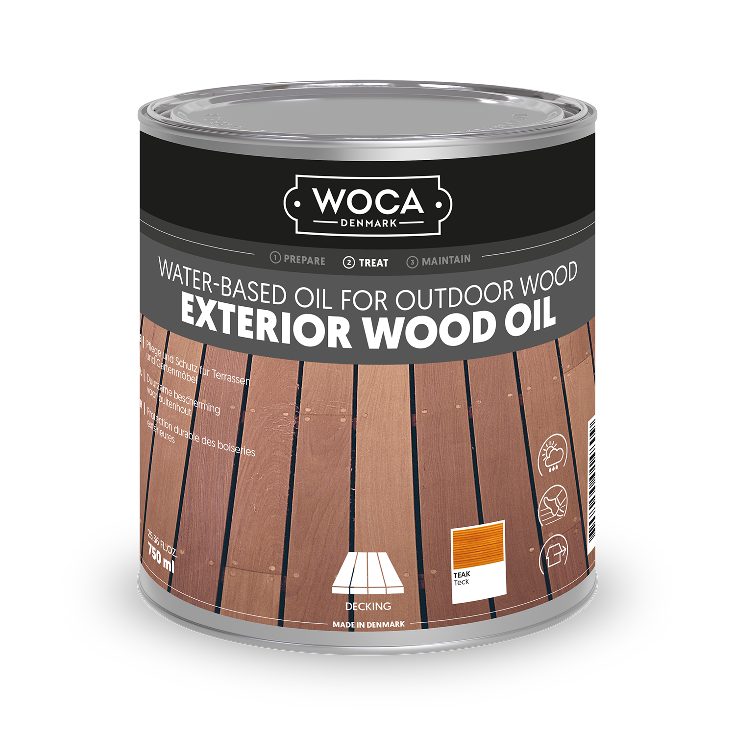 UTOMHUSOLJA WOCA TEAK 750ML