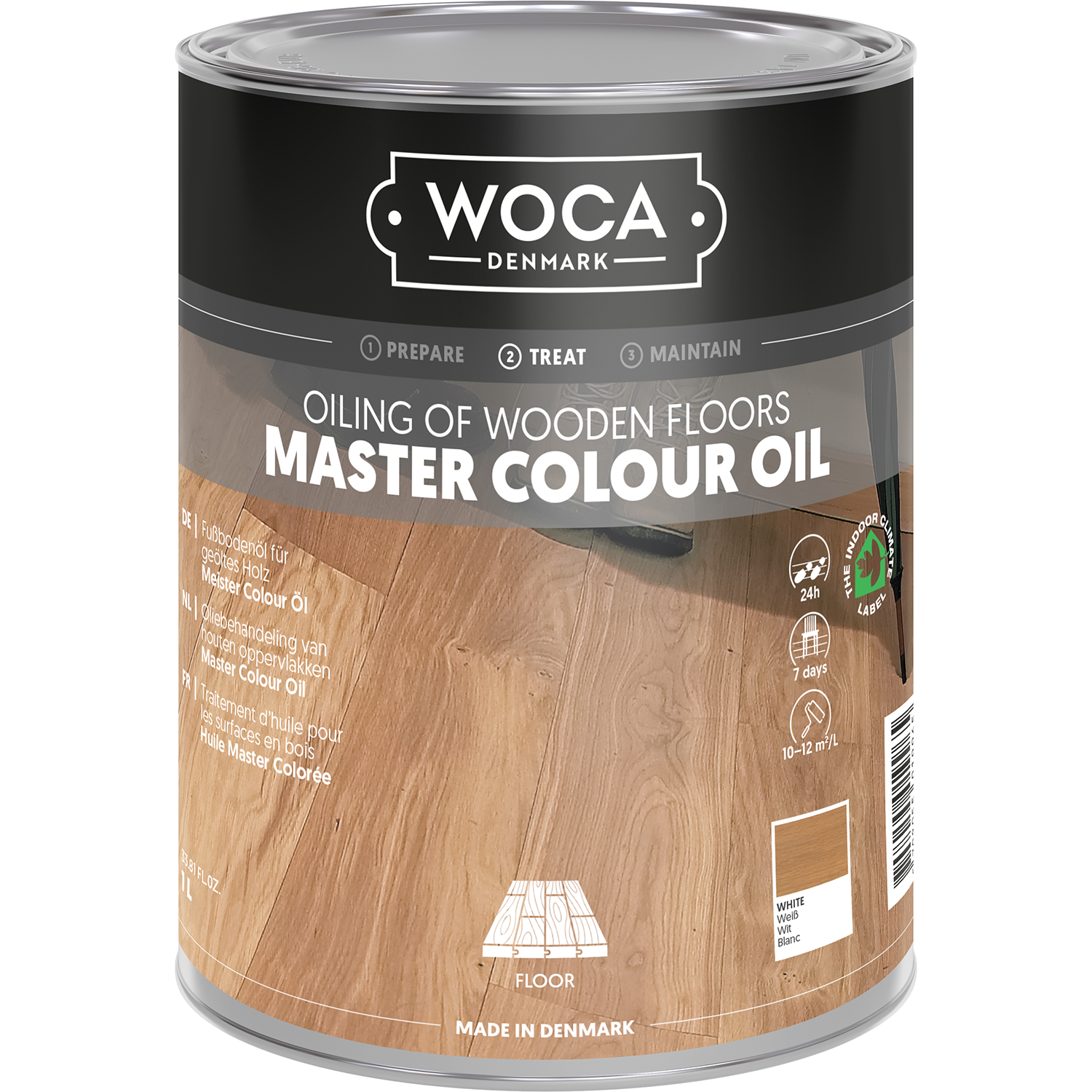 GOLVOLJA WOCA MESTER VIT 1L