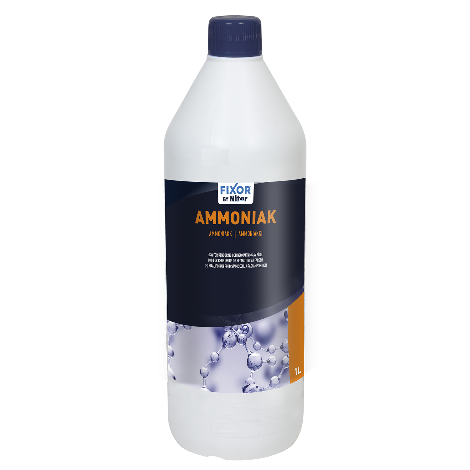AMMONIAK NITOR 24,5% TEKNISK 1L RENGÖRINGSMEDEL