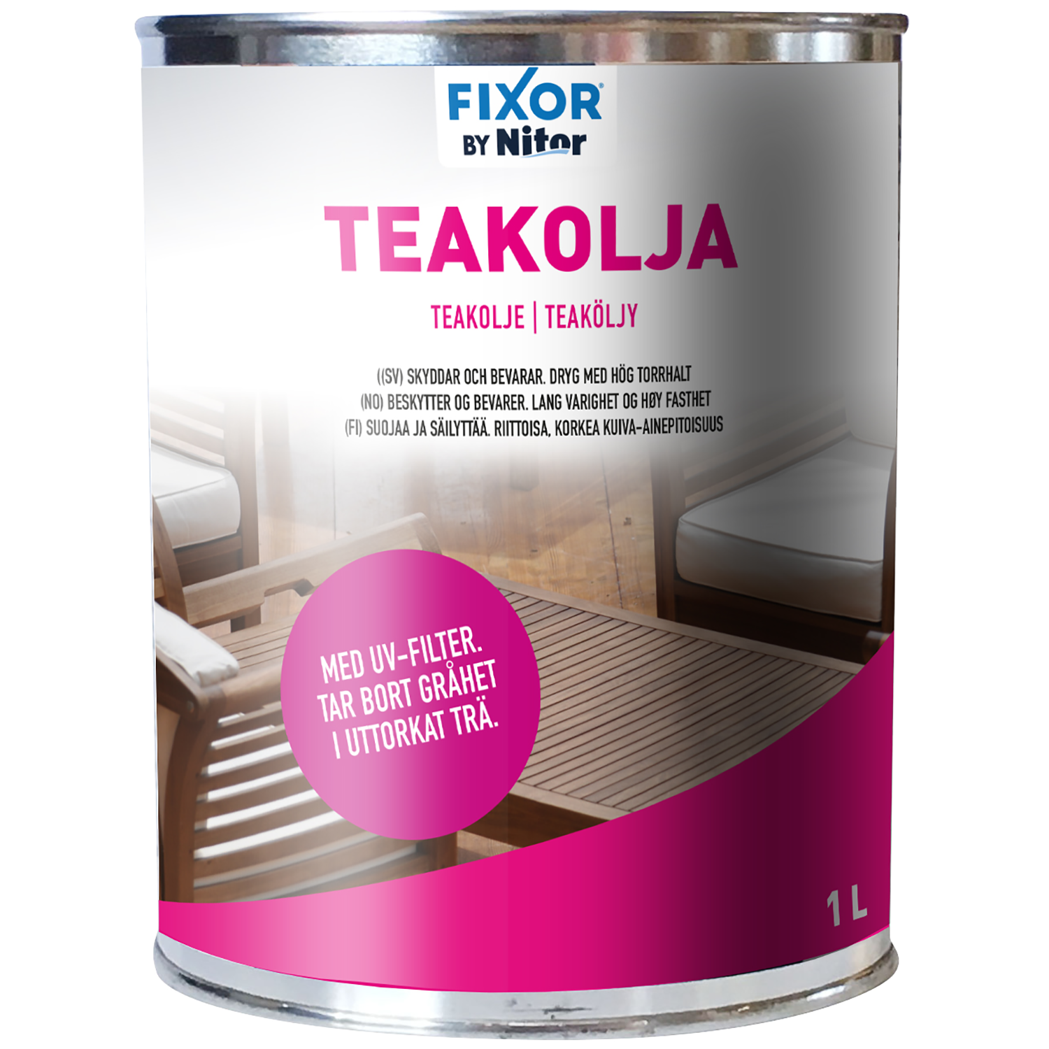 TEAKOLJA NITOR 1L