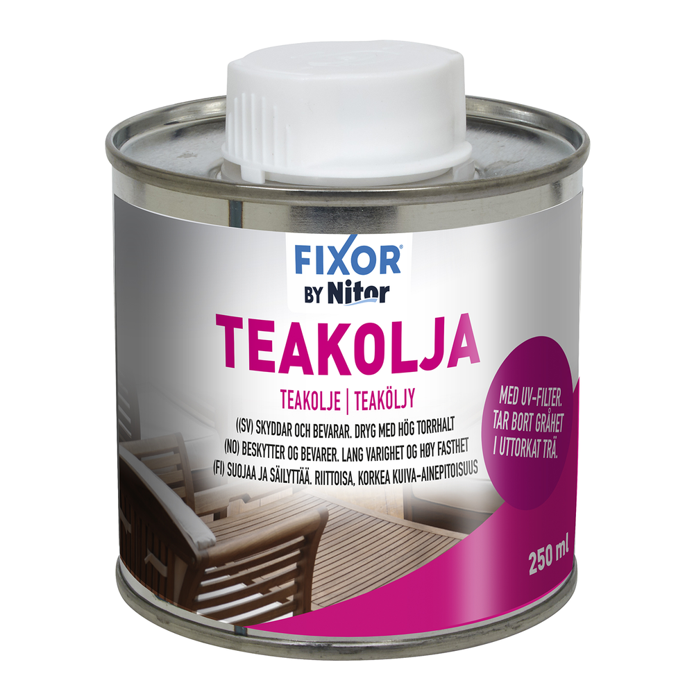 TEAKOLJA NITOR 250ML