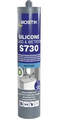 Bostik S730 Silicone White Grey 300ml