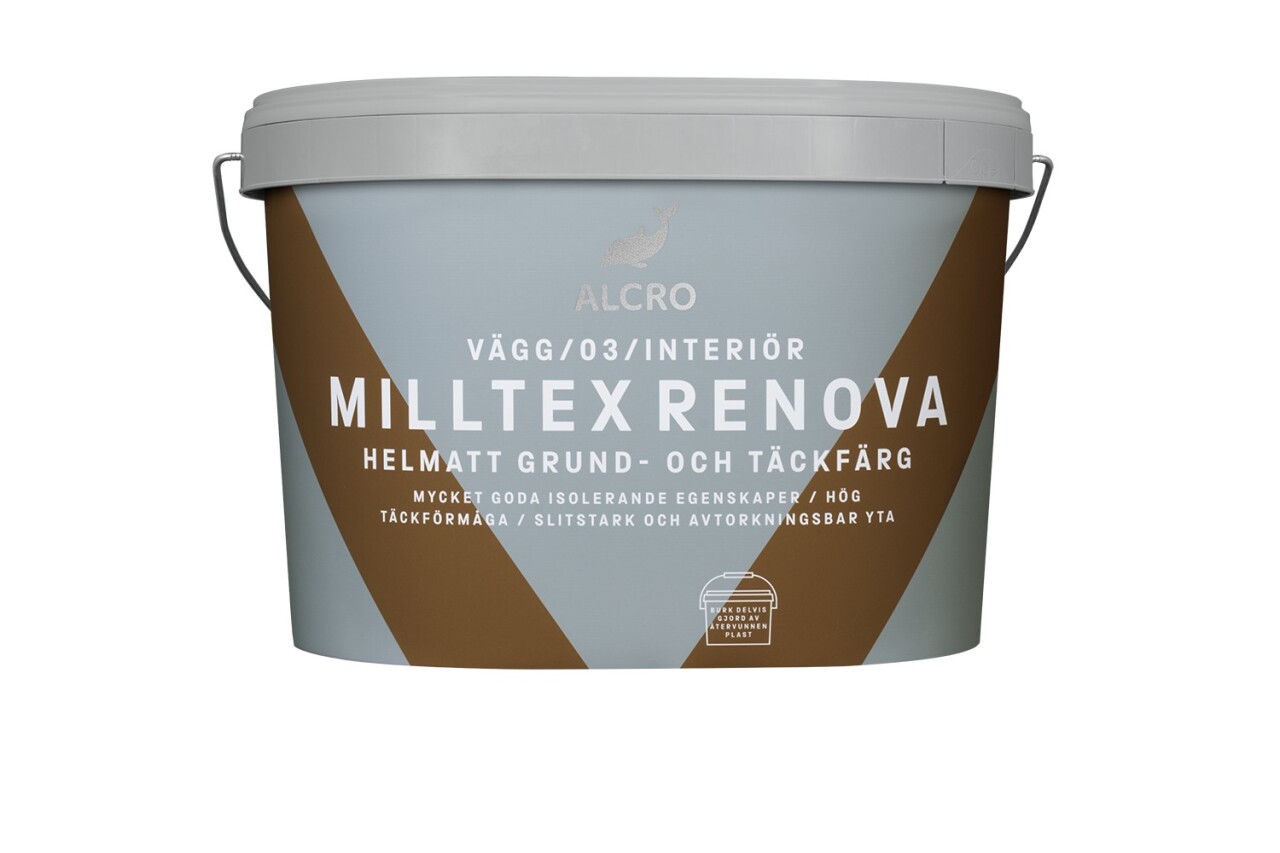Milltex Renova Helmatt Grund och Täckfärg
