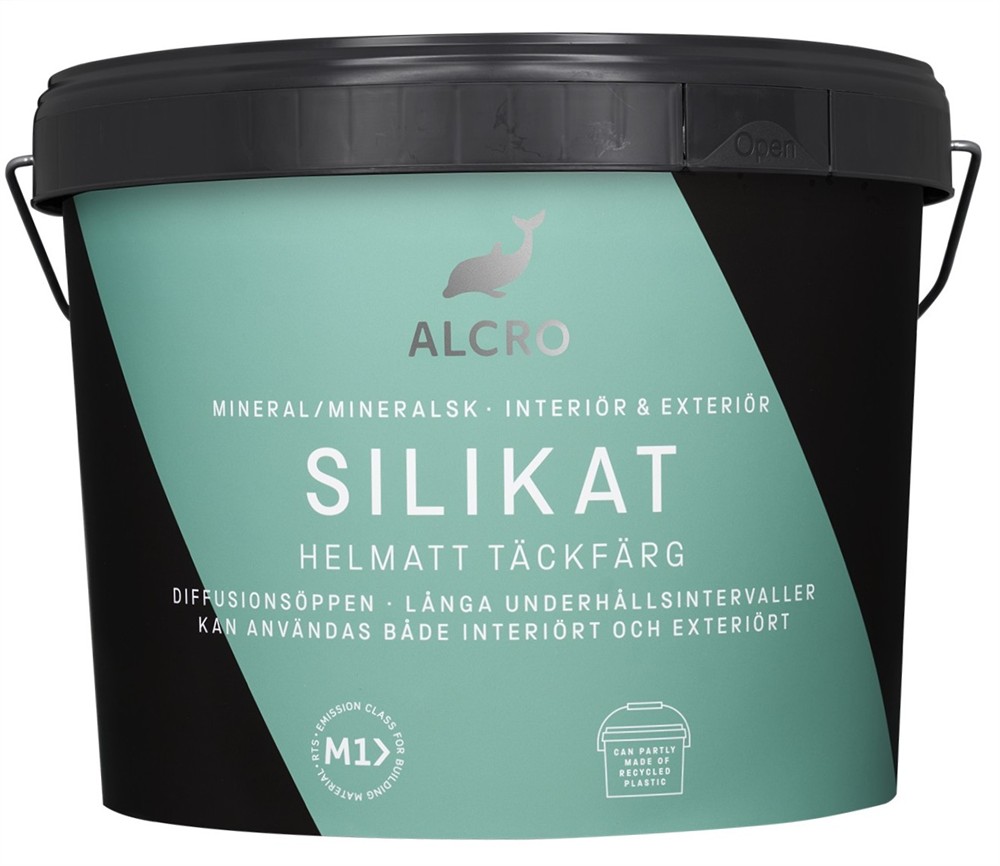 Silikat Helmatt Täckfärg White/Base SA 2,7L
