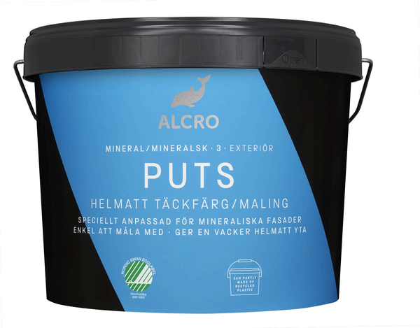 Puts Täckfärg Tonad vit/S0502-Y 1L