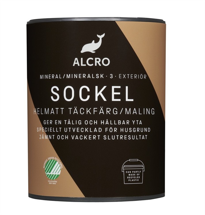 Sockel Helmatt Täckfärg Base C 0,9L