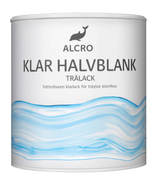 Klar Trälack Halvblank