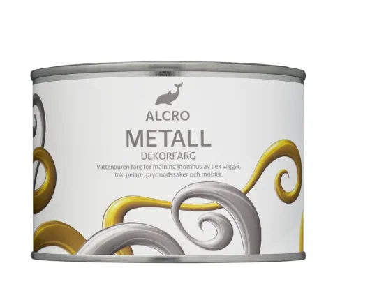 Metall Dekorfärg Silver 0,5L