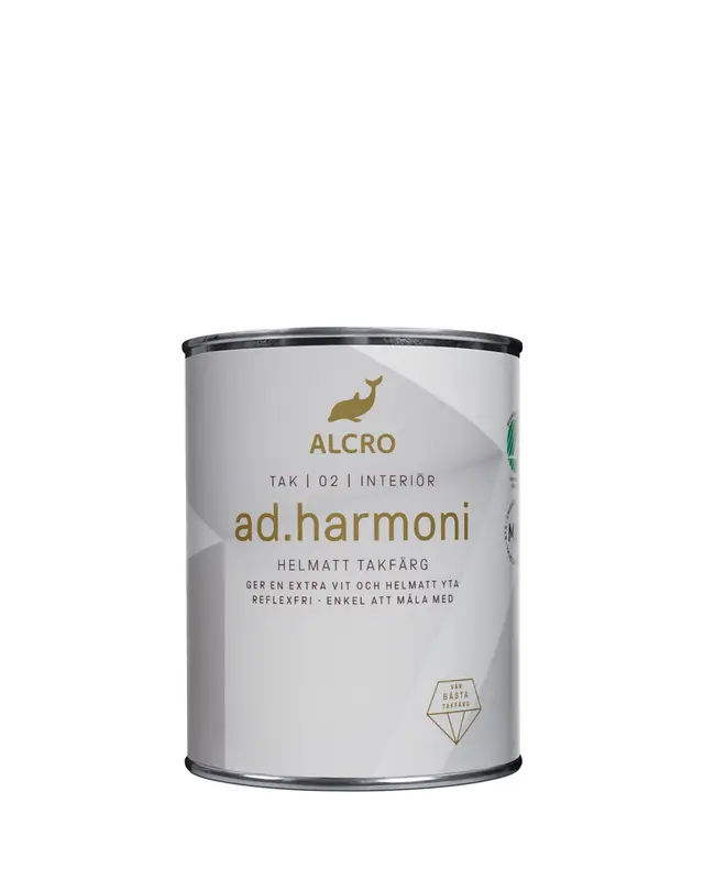 ad.harmoni Helmatt Takfärg Vit/Bas A 1L